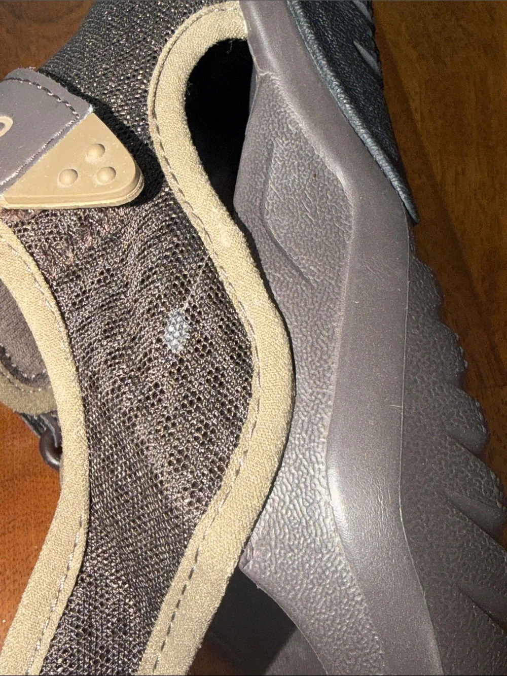 CROCS Swiftwater Men's Taupe and Beige Mesh Sport Slides